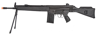 LCT LC-3 SG1 Full Size AEG Airsoft Rifle w/ Cheek Rest and Bipod (Color: Black)