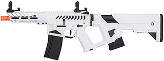 Lancer Tactical Enforcer NEEDLETAIL Skeleton AEG w/ Alpha Stock Low FPS (Color: White/Black)