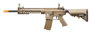 Lancer Tactical Gen 2 10" Keymod M4 Carbine Airsoft AEG (Color: Tan)
