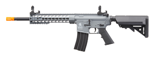 Lancer Tactical Gen 2 10" Keymod M4 Carbine Airsoft AEG (Color: Gray)