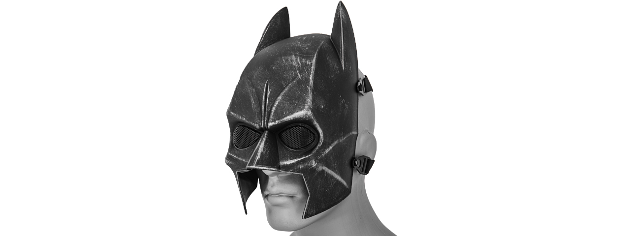AC-312F BATMAN MASK (WEATHERED BLACK) [AC-312F] : Airsoft Wholesaler -  Ukarms Airsoft, Your Leading Airsoft Distributor Since 2001