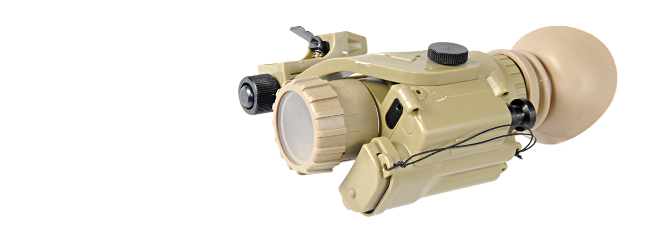 Lancer Tactical CA-710T AN/PVS-14 Dummy NVG - Tan - Click Image to Close