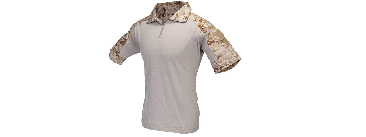 Lancer Tactical CA-774LG1 Summer Edition Combat Uniform BDU Shirt- Large, Desert Digital - Click Image to Close