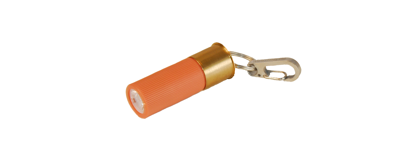 CA-813JW M870 SHELL TYPE FLASHLIGHT (ORANGE) 270 LUMEN (WHITE LED) - Click Image to Close