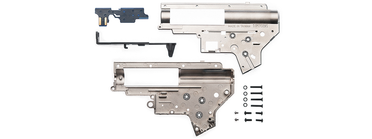 LONEX 8MM ENHANCED BEARING VERSION 2 GEARBOX FOR MP5 SERIES AIRSOFT - Click Image to Close