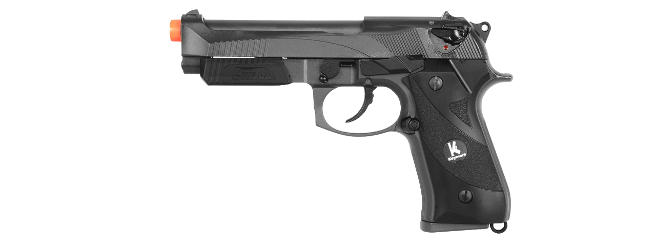 HFC M92F Heavyweight Airsoft Spring Pistol w/ SlideLock (Color: Black)