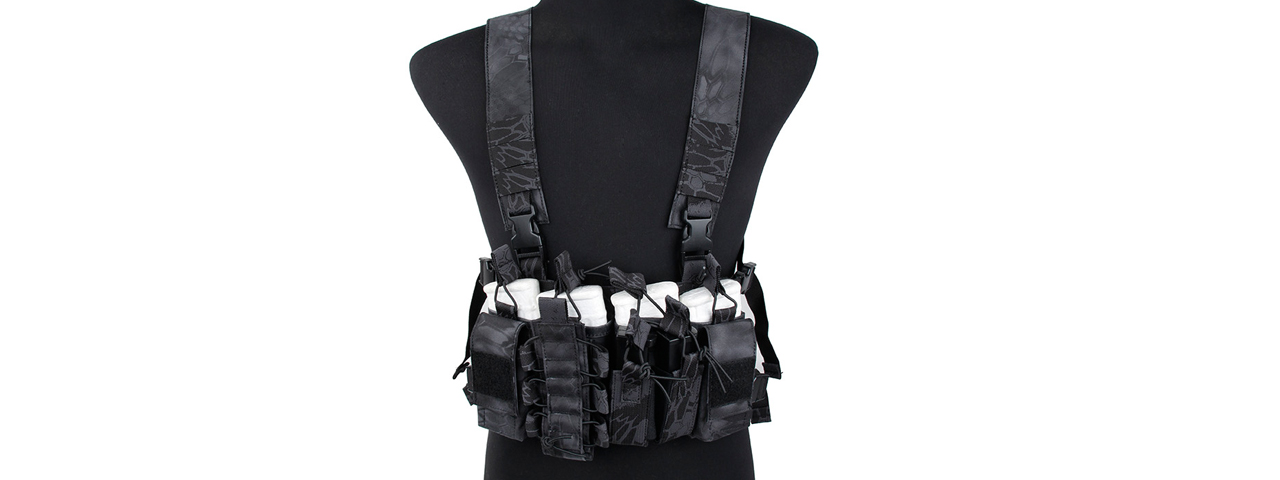 UK ARMS AIRSOFT TACTICAL QR CHEST RIG - TYPHON CAMO - Click Image to Close