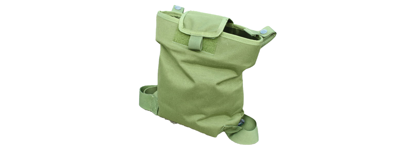 T0899-G MAGAZINE DROP POUCH w/ MODIFIED LEG STRAP (OD) - Click Image to Close