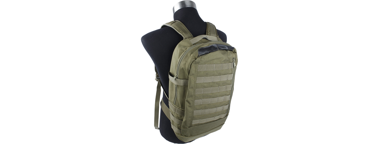 T1497-K MOLLE MARINE STYLE MED PACK (KHAKI) - Click Image to Close