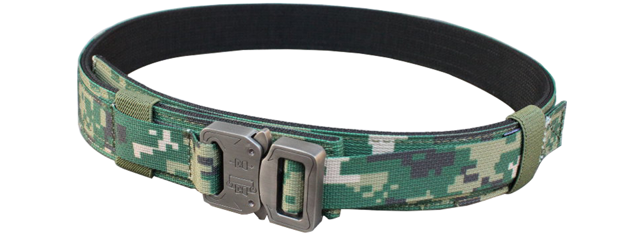 T1939-WD-L HARD 1.5 INCH SHOOTER BELT (WOODLAND DIGITAL), LRG - Click Image to Close