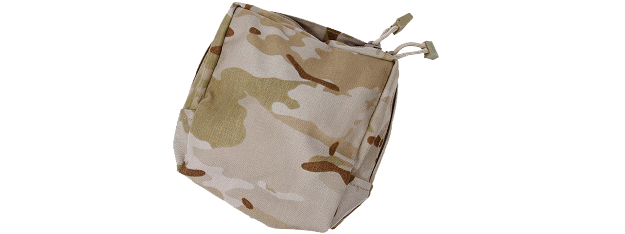 T2162-MA NYLON SQUARE MOLLE CANTEEN POUCH (CAMO DESERT) - Click Image to Close