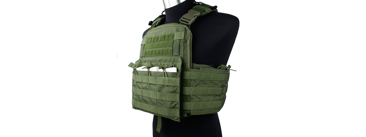 T2355-OD CHERRY TACTICAL VEST (OD) - Click Image to Close