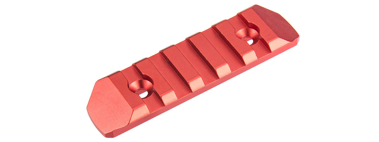 ACW-2033R 5-SLOT KEYMOD RAIL (RED) - Click Image to Close