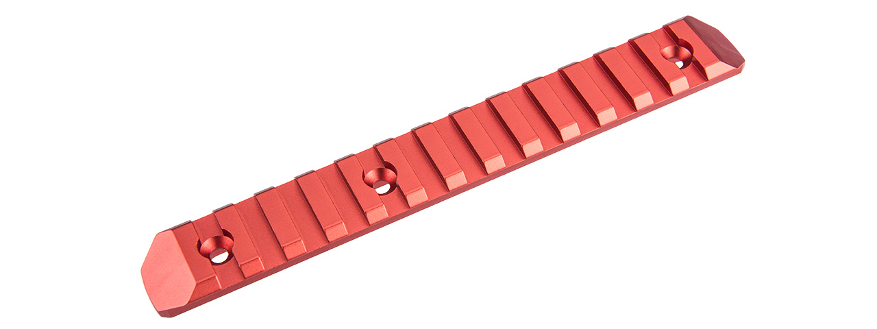 ACW-2061R 13-SLOT M-LOK RAIL (RED) - Click Image to Close