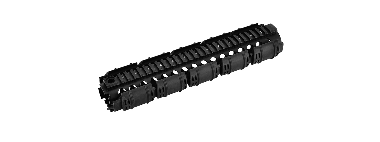 AIM SPORTS M16 RIFLE LENGTH 12" DROP-IN QUAD RAIL SYSTEM VERSION 2 - Click Image to Close