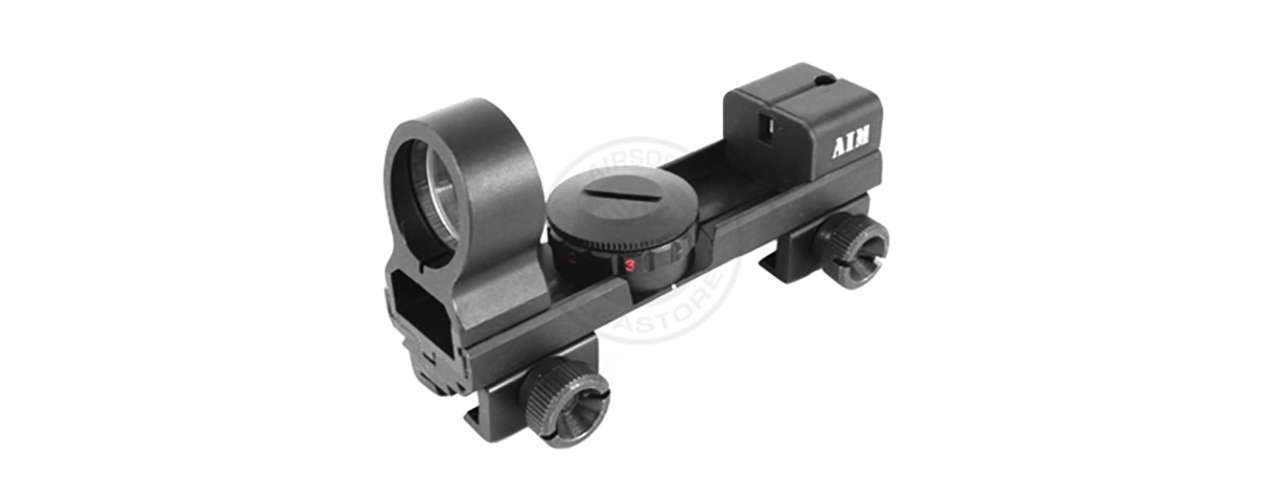 AIM SPORTS 1X25 TACTICAL COMPACT RED & GREEN DOT SIGHT - Click Image to Close