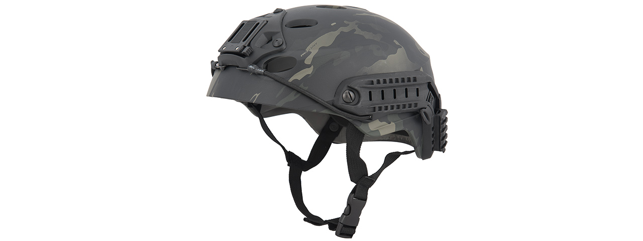 CA-1246MCBK SPECIAL FORCES RECON TACTICAL HELMET (CAMO BLACK) - Click Image to Close