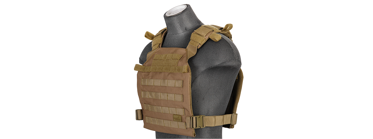 CA-883KN Nylon Lightweight Tactical Vest (Khaki) - Click Image to Close