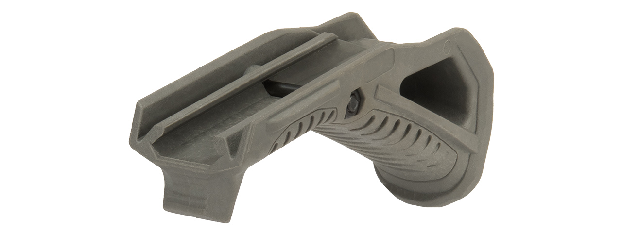 G-Force Picatinny Grooved Angled Foregrip (FOLIAGE GREEN) - Click Image to Close