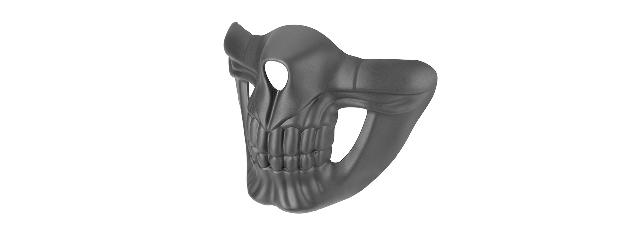 Lower Skull Mask Face Protection (BLACK) - Click Image to Close