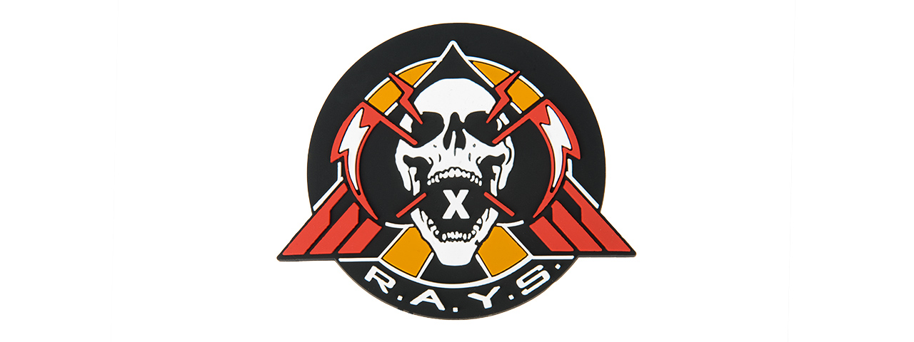 EMERSON "R.A.Y.S" PVC MORALE PATCH (BLACK/RED) - Click Image to Close