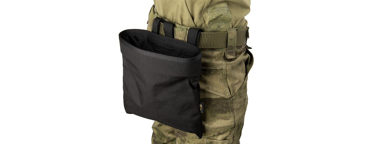 Flyye Industries MOLLE Roll-Up Drop Dump Pouch (BLACK) - Click Image to Close