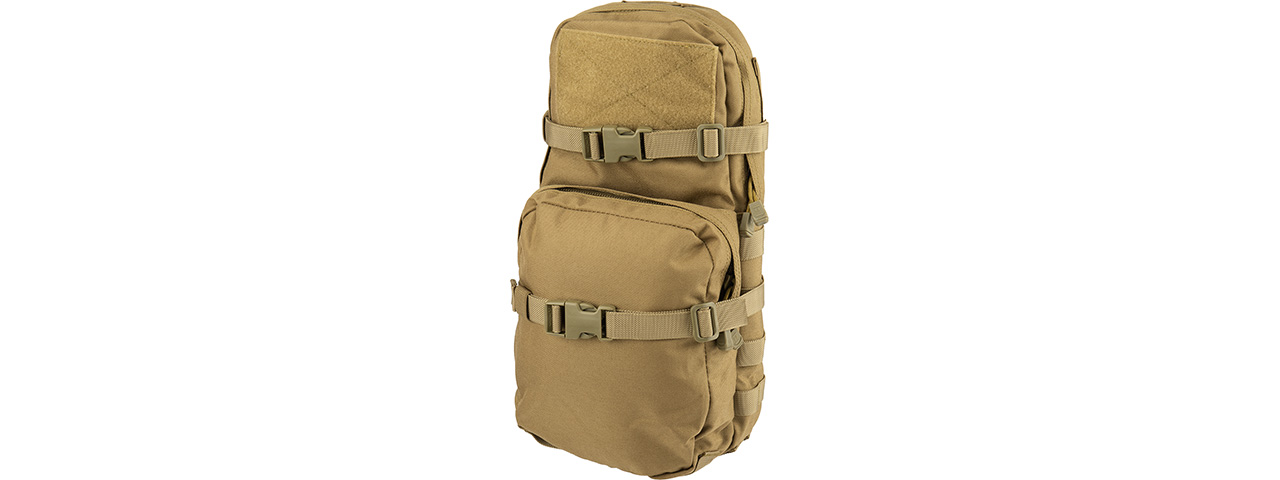 Alpha-8 MOLLE Hydration Pack w/ Bladder (TAN) - Click Image to Close