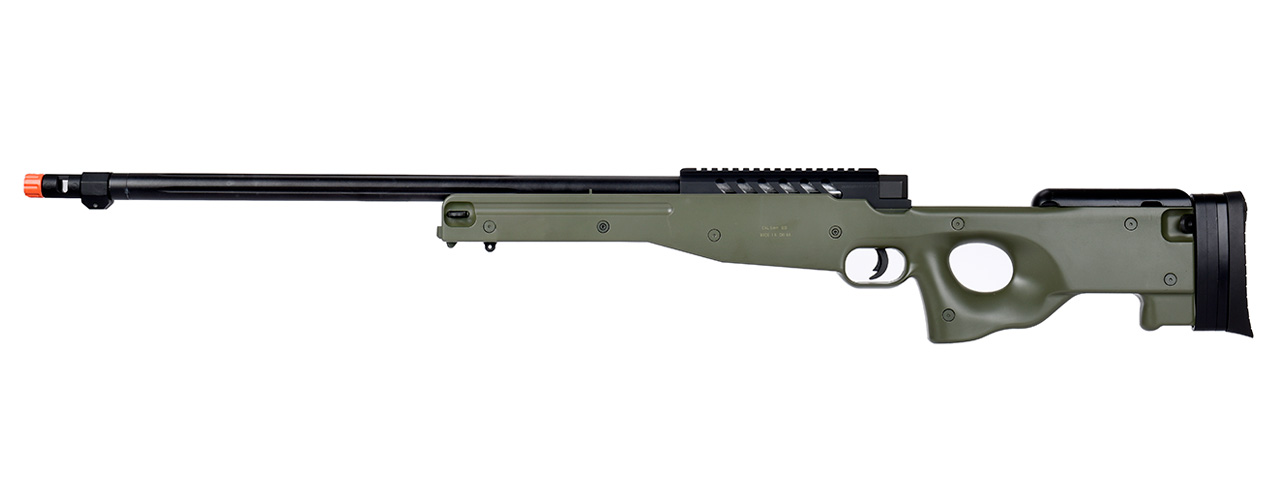 WellFire MB15 L96 Bolt Action Airsoft Sniper Rifle (OD GREEN) - Click Image to Close