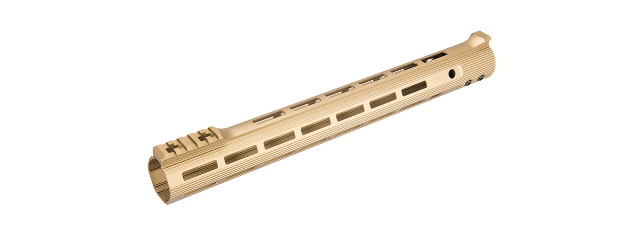 Ranger Armory 15" M-LOK Modular Handguard Rail for Airsoft Rifles [Type 2] (TAN) - Click Image to Close