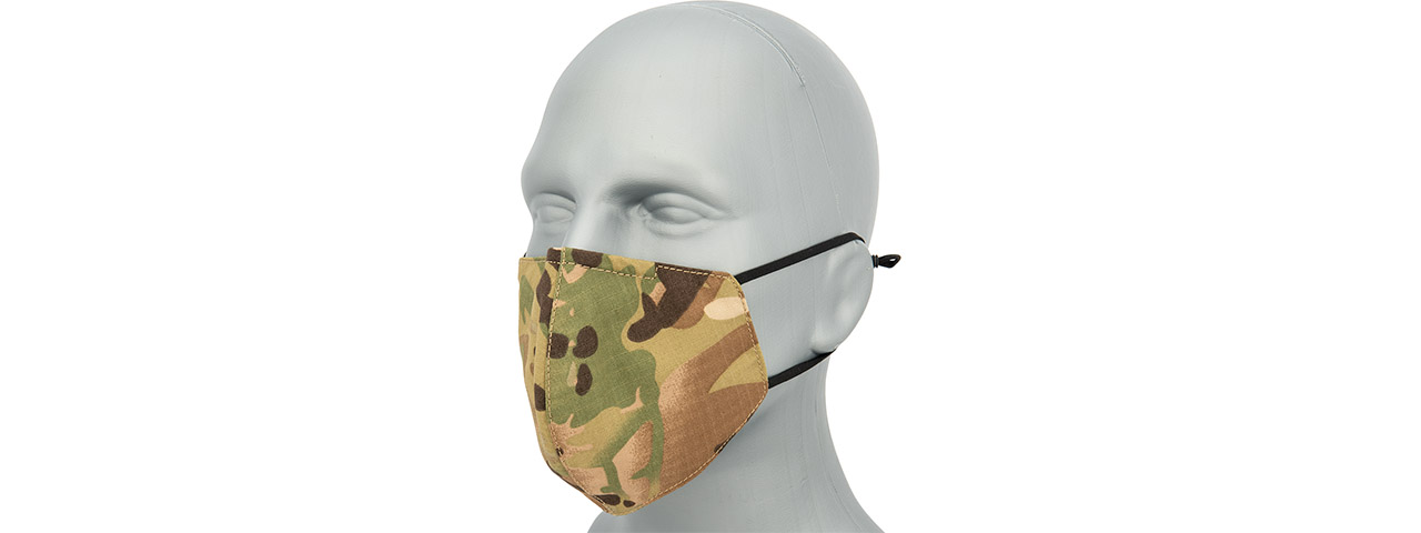 Knight Tactical Face Mask, Camo - Click Image to Close