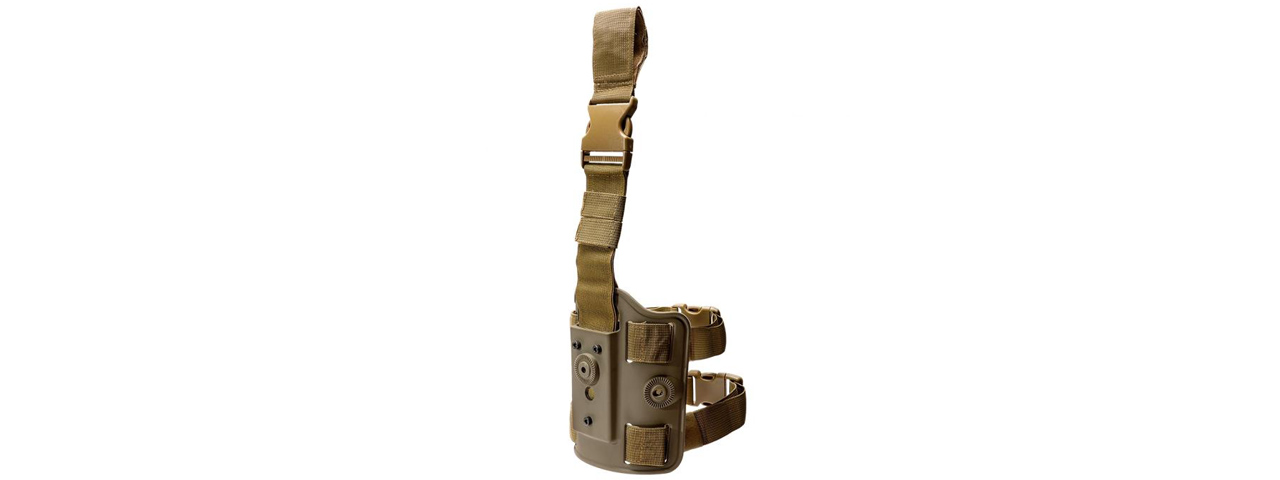 Laylax Drop Leg Holster Platform (Color: Tan) - Click Image to Close