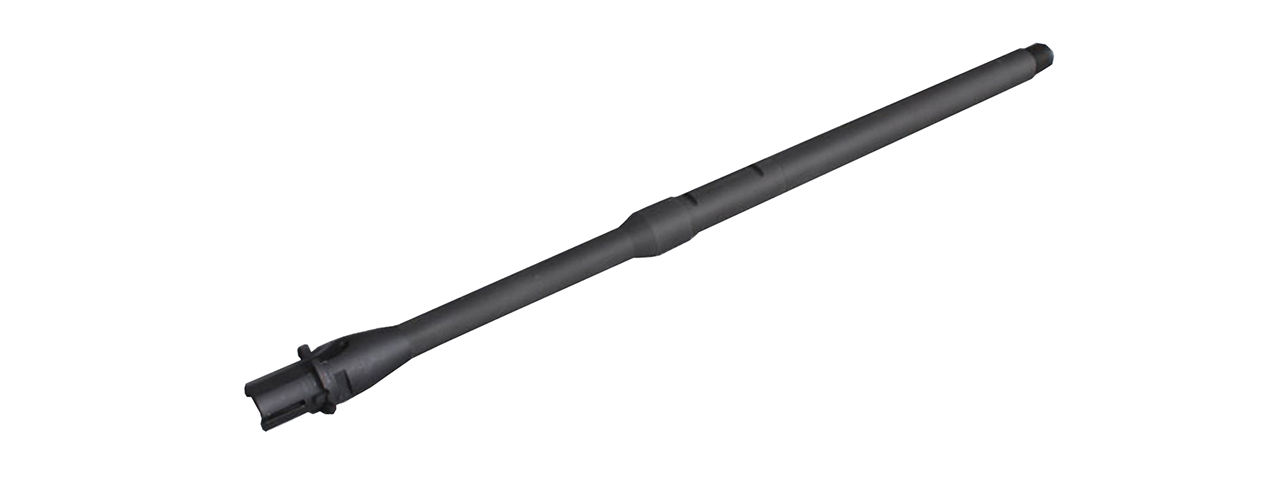 Atlas Custom Works 18 Inch M4 Mid-Length Outer Barrel for Airsoft M4/M16 Rifles (Color: Black) - Click Image to Close