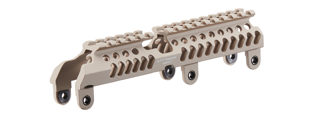 Atlas Custom Works Airsoft B-31C Tactical Upper Handguard for B-30 Lower Handguards (Color: Desert Tan) - Click Image to Close