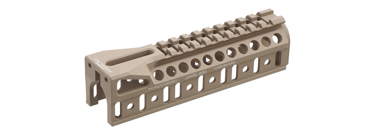 Atlas Custom Works B-10U Classic AK Railed Handguard for AK Series Airsoft AEG Rifles (Color: Desert Tan) - Click Image to Close