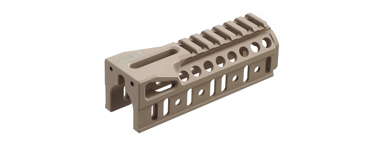 Atlas Custom Works B-11U Railed Handguard for AKS-74U Series Airsoft Rifles (Color: Desert Tan) - Click Image to Close