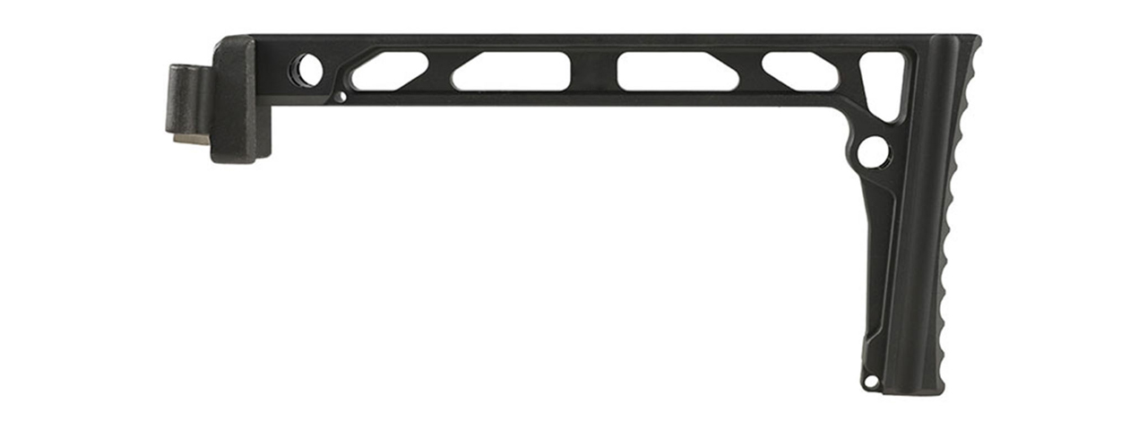 Atlas Custom Works SS-8 Style Folding Stock for Ak Series Airsoft Rifles (Color: Black) - Click Image to Close