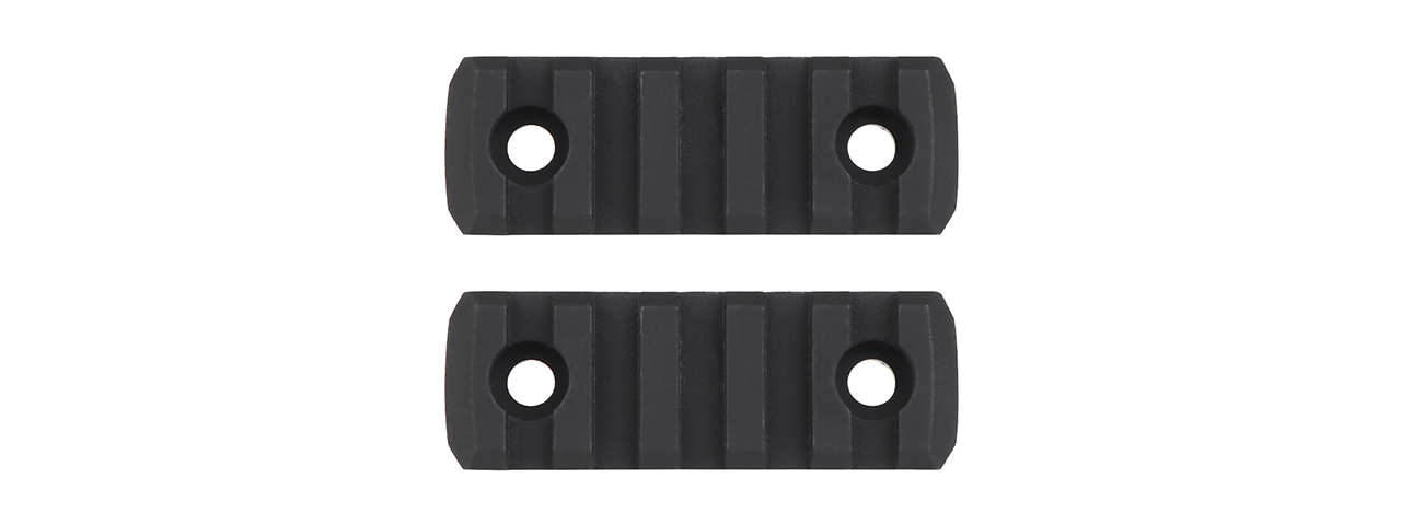 MK Helmet 5 Section Rail Mounts (Color: Black) - Click Image to Close