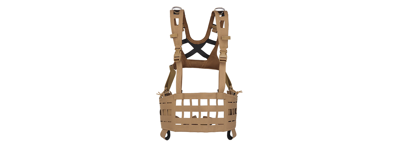 Lightweight SPC Tactical Chest Rig (Color: Coyote Brown) - Click Image to Close