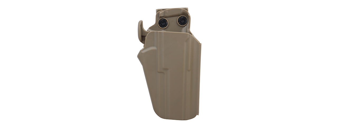 750 Universal Holster for Airsoft Sub-Compact Pistols (Color: Tan) - Click Image to Close