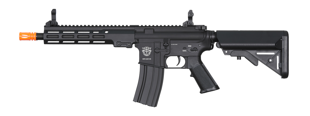 Classic Army 9.5" MK16 ECS Airsoft AEG Rifle (Color: Black) - Click Image to Close