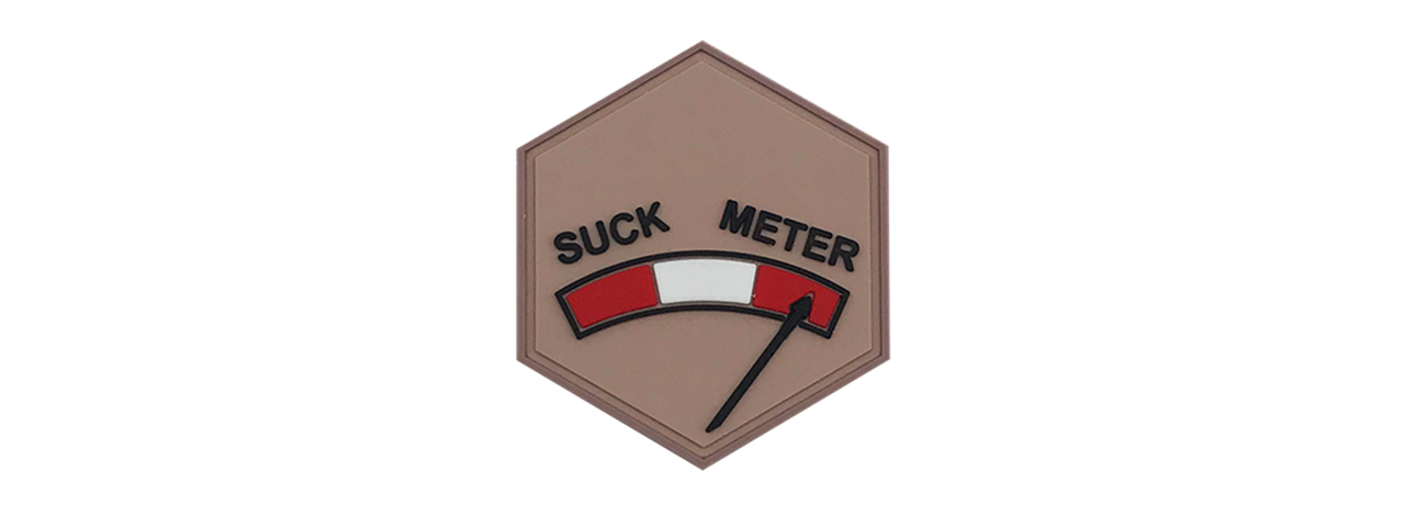 Hexagon PVC Patch Suck Meter - Click Image to Close