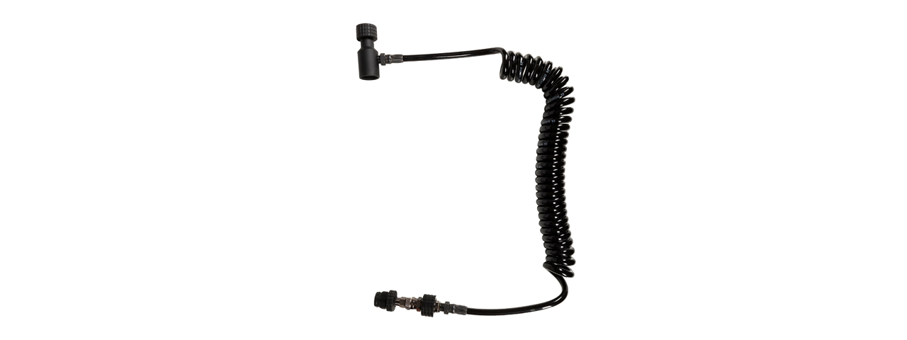 HK Army Slide Check Coiled Remote Line (Color: Black) - Click Image to Close