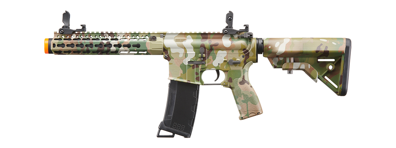 Lancer Tactical BR Stealth 9" Keymod Airsoft M4 Rifle (Color: Multi) - Click Image to Close