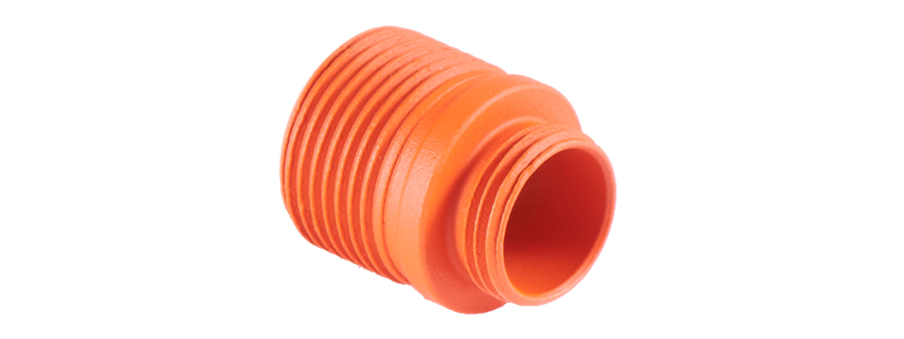 Lancer Tactical 13mm to 14mm Metal Thread Adapter (Color: Orange) - Click Image to Close