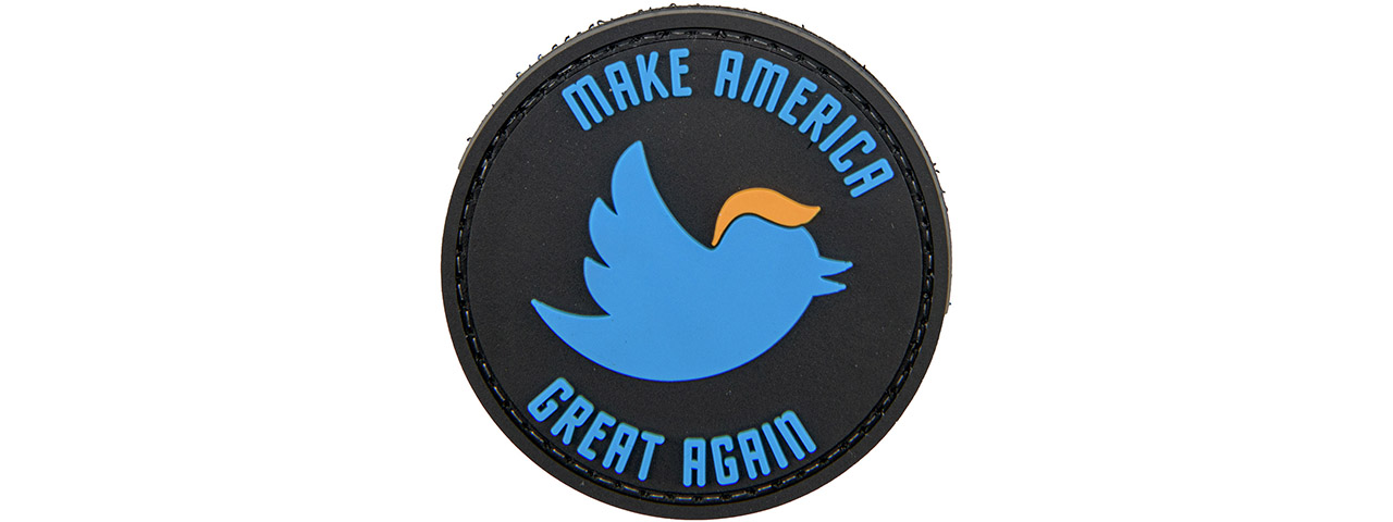 "Make America Great Again" Twitter Bird PVC Patch - Click Image to Close