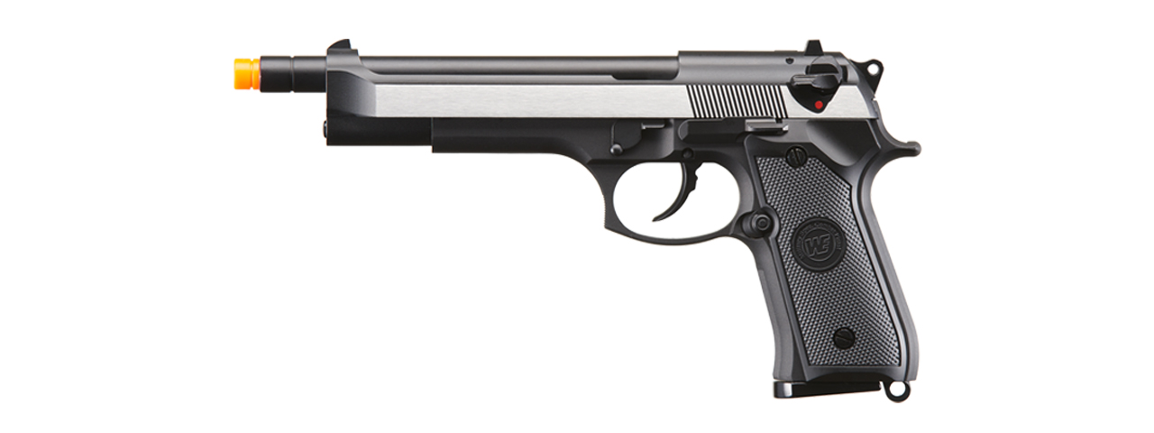 WE-Tech M92 Gas Blowback Airsoft Pistol (Color: 2-Tone) - Click Image to Close