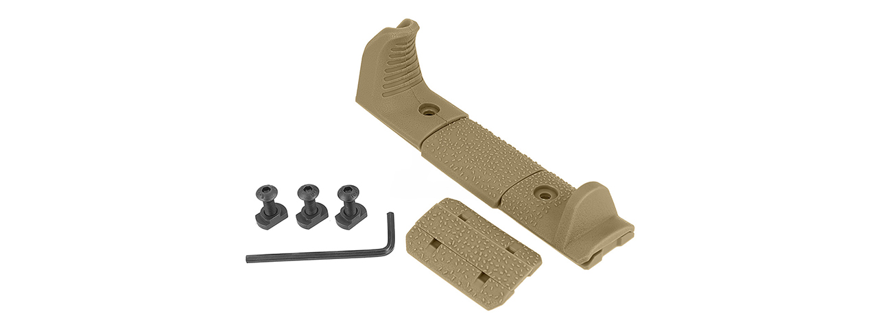 Atlas Custom Works MP Style M-LOK Hand Stop Kit (Tan) - Click Image to Close