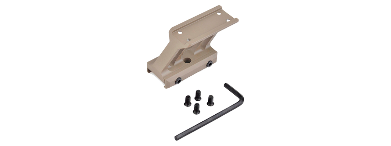 ACW Skeletonized Mount for T1/T2 Red Dot Sights - Desert Tan - Click Image to Close