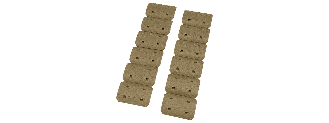 Atlas Custom Works Type 1 Keymod Rail Cover Set (Tan) - Click Image to Close