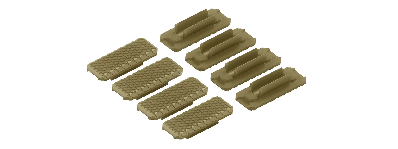 Atlas Custom Works Type 2 M-LOK Rail Cover Set (Tan) - Click Image to Close